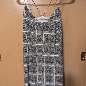 Bella Luxx Strapless Black and White Dress